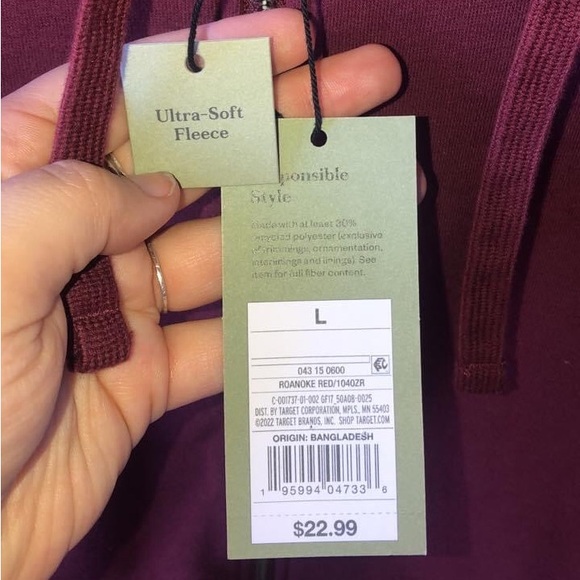 New Mens Goodfellow Sweatshirt/hoodie jacket - Picture 3 of 3